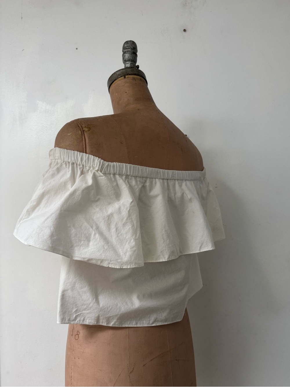 BERKSHA cotton off the shoulder top